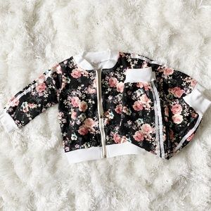 Floral tracksuit
